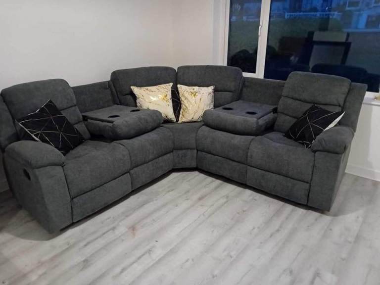 📢✔Brand New Stunning 3+2 Seater & Corner Electric Roma Recliner Sofa Suit In Reasonable Price🚛