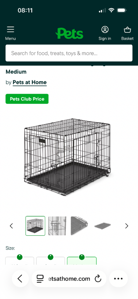 Dog crate 