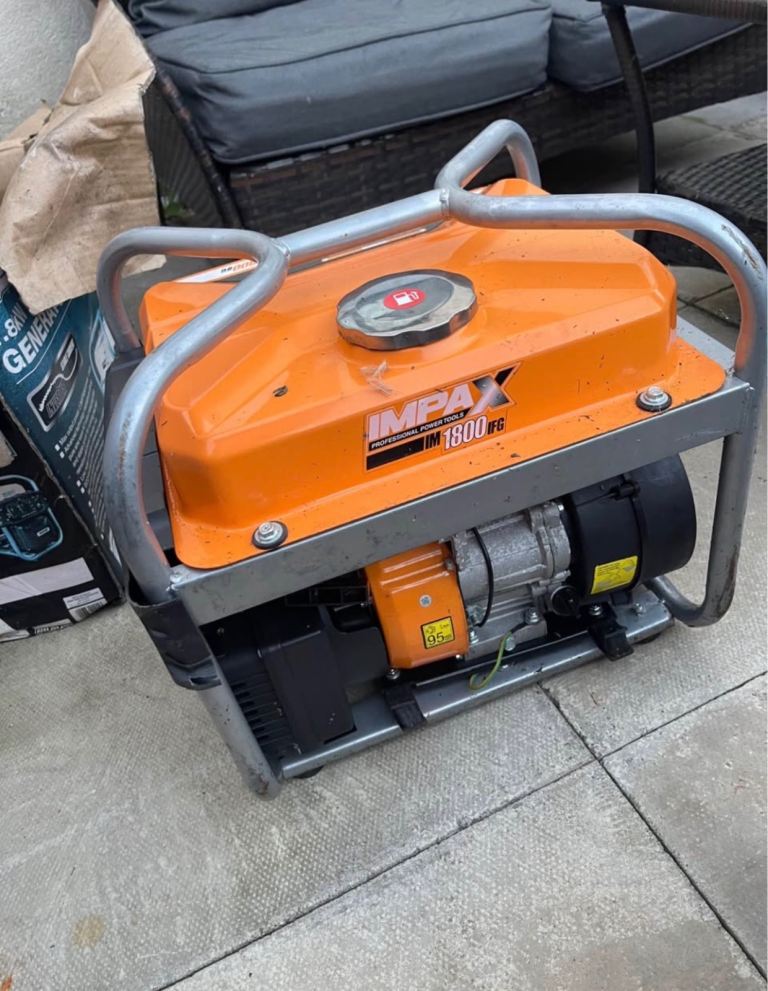 IMPAX 1.8KW Inverter Generator – Orange, Good Condition