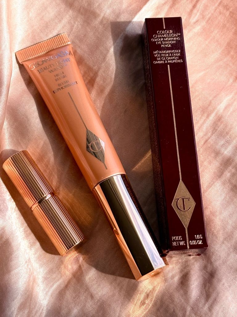 Charlotte Tilbury Makeup Bundle Blush Highlighter Eyeshadow Lipstick