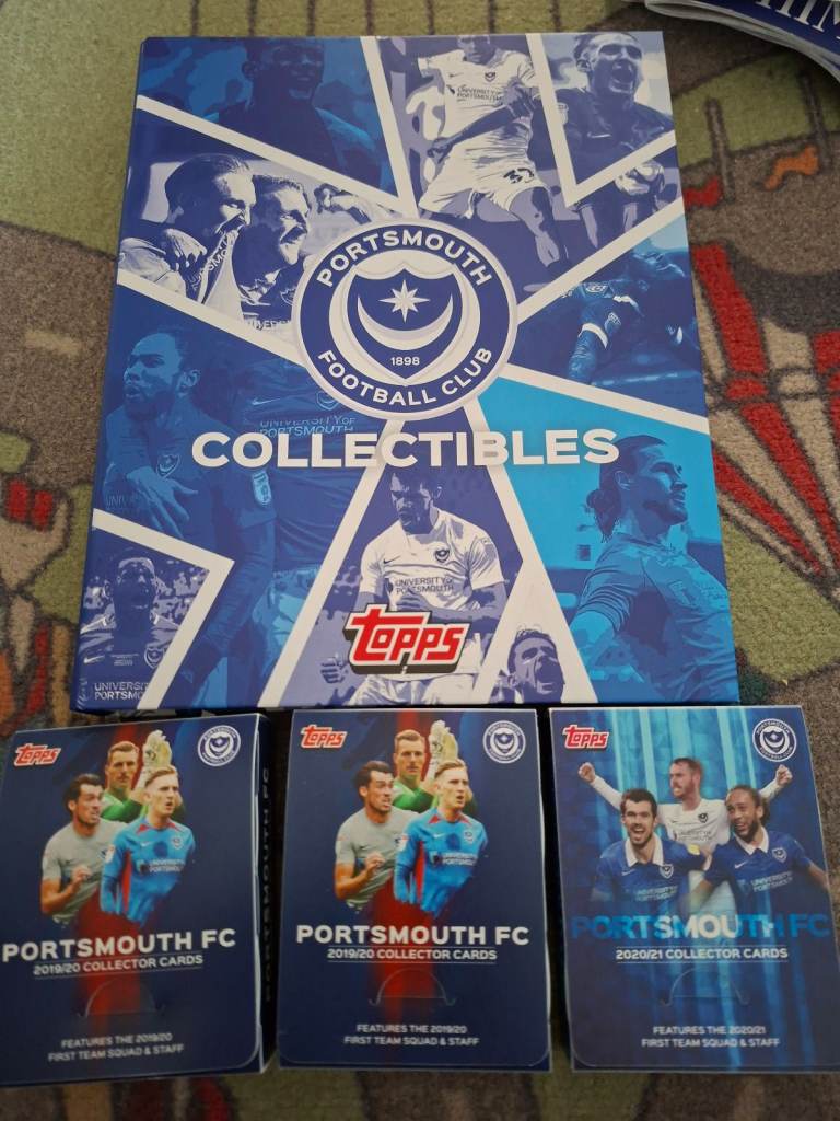 Pompey football club collectors cards