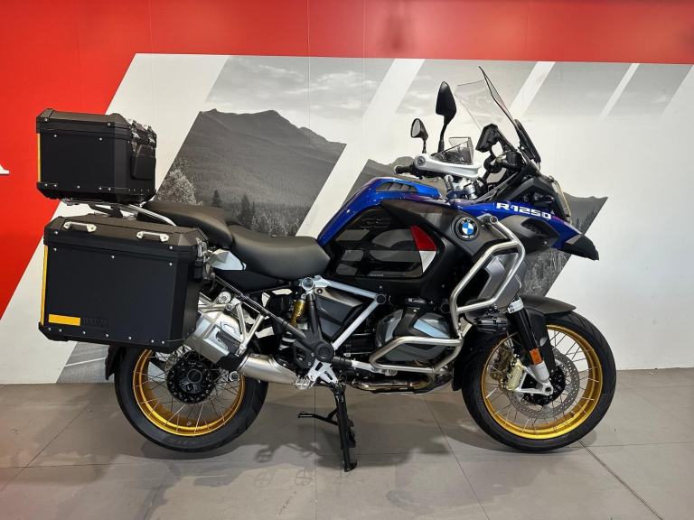 Iconic BMW R1250GS Adventure Rallye TE with 3 boxes avaiable now at Craigs Honda