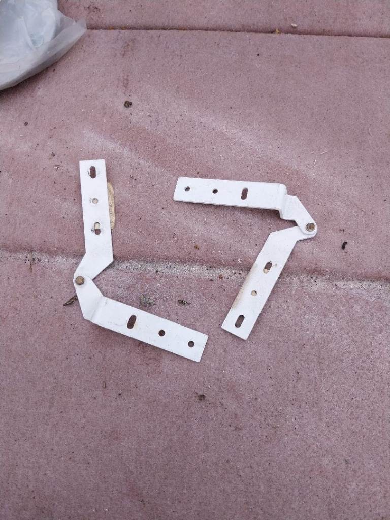 Caravan front locker hinges 