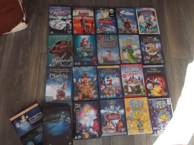 Childrens DVD's Herbie Annie Cinderella x 20 LOT