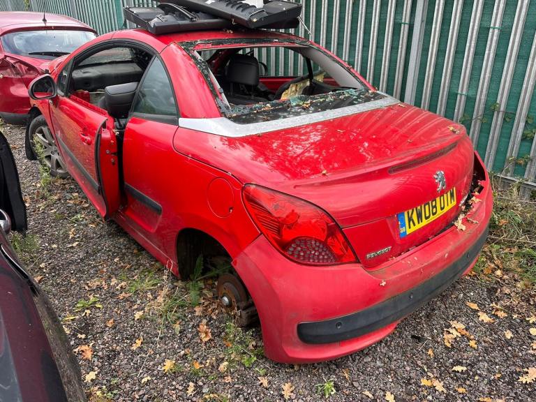 2008 PEUGEOT 207 SPORT CC RED BREAKING SPARES PARTS