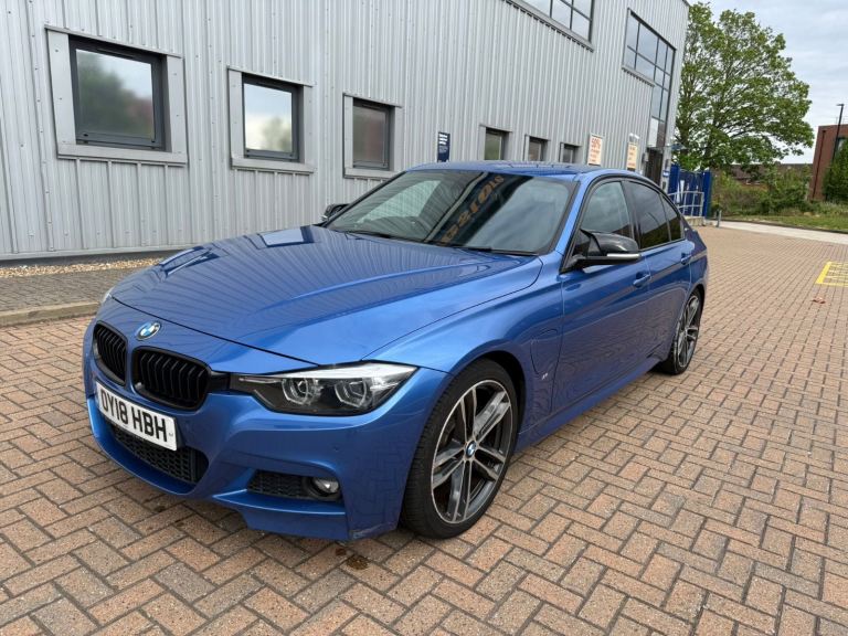 2018 18, BMW 3 SERIES 330e MSPORT SHADOW EDITION, 85K, FSH, MOT, ULEZ, LEATHERS