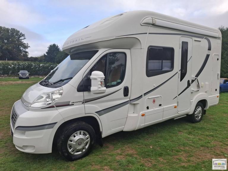 Auto-Trail Tracker Rs. 2013. Compact comfort for a couple. Rear bathroom.