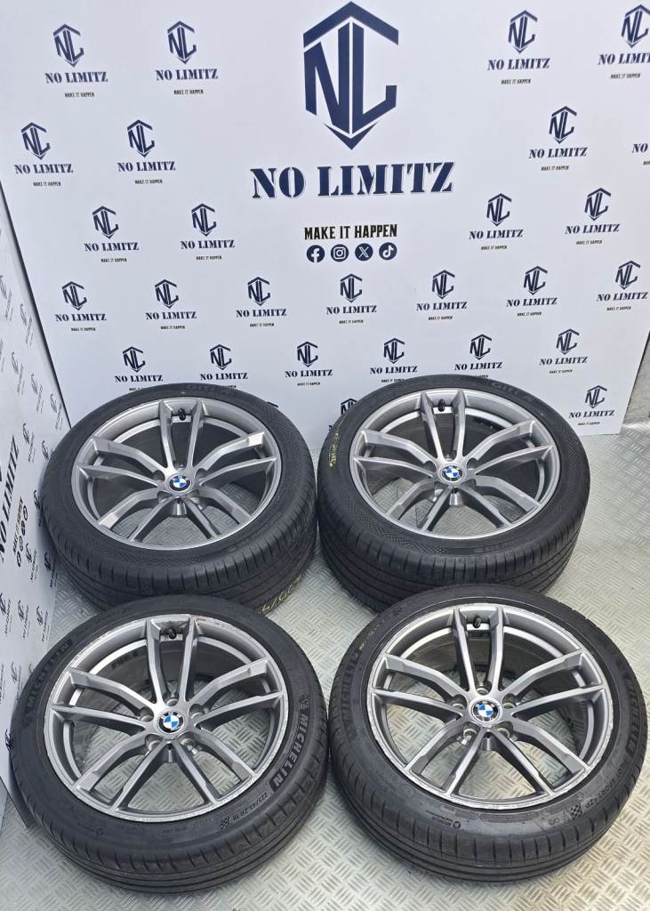 GENUINE BMW 18" 662m M-SPORT 3 SERIES 4 SERIES 5 SERIES 5x112- TYRES STAGGERED FERRIC GREY