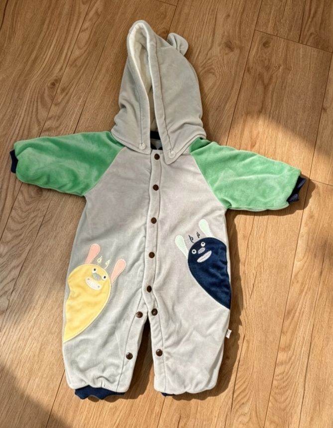 Baby All-in-One Sleepsuit with Hood – Good Condition