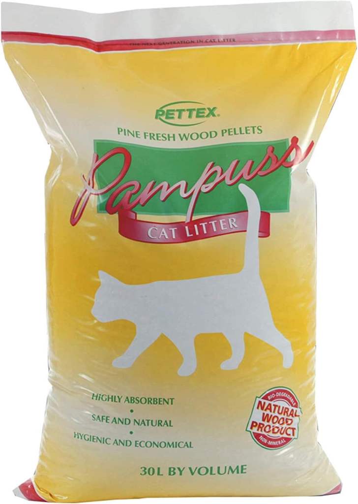 FREE - 2 x Bags of Pampuss Cat Litter (Wood Pellets)