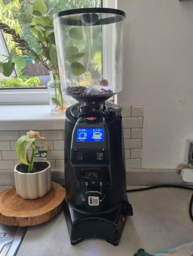 Commercial Eureka coffee grinder