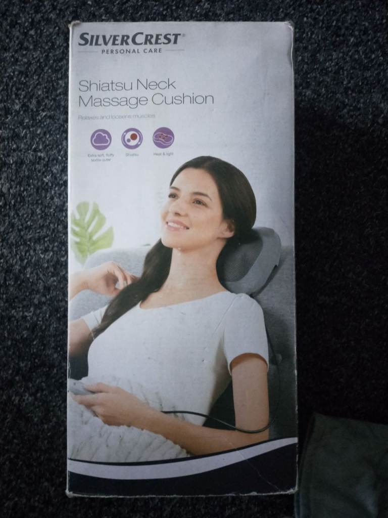 Silvercrest Shiatsu Neck Massage Cushion – New, Boxed