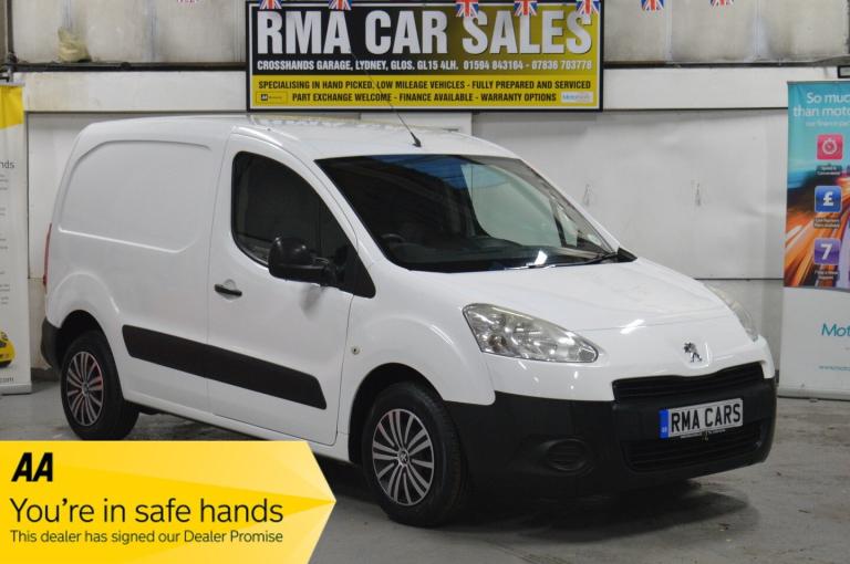 2013 Peugeot Partner 850 1.6 e-HDi 92 Professional 3 Seat Cab NO VAT TO PAY PANEL VAN Diesel Manual