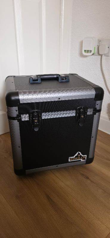 Gorilla DJ Black Vinyl Records Storage Hardcase 