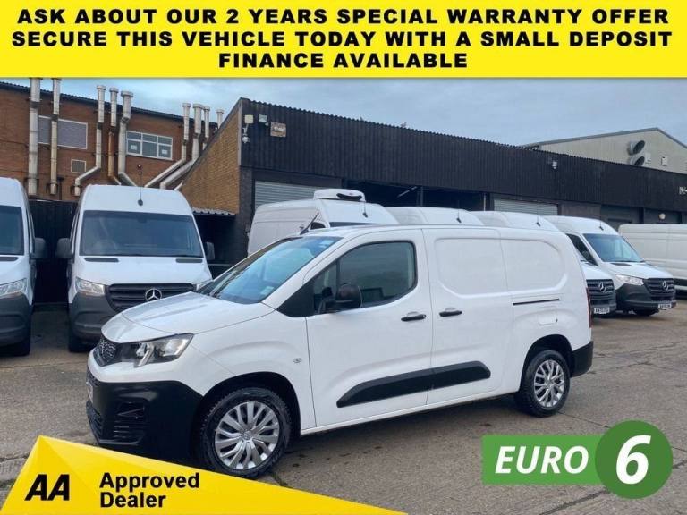 2020 70 PEUGEOT PARTNER 1.5 BLUE HDI PROFESSIONAL LWB 100BHP. ROOF RACK. AIRCON.