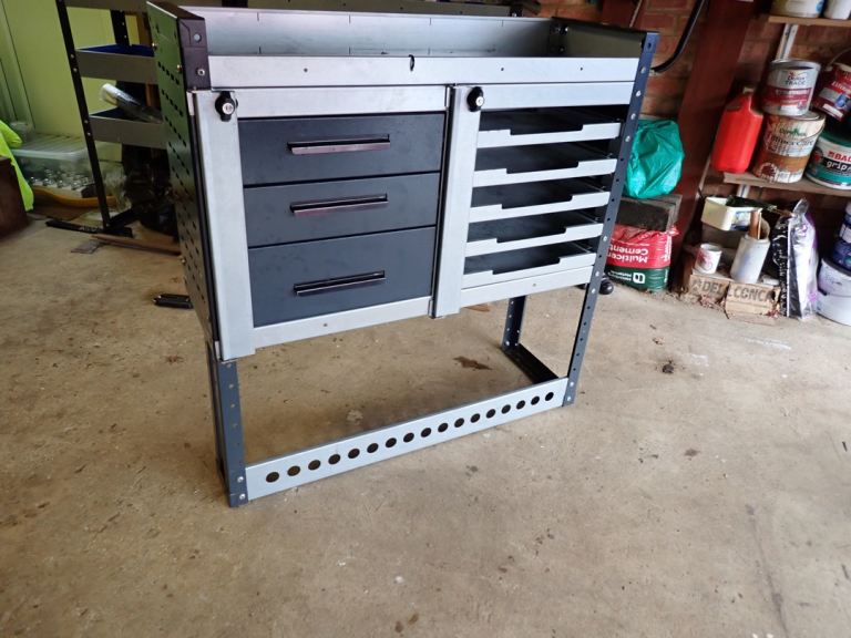 Heavy duty van or workshop storage unit