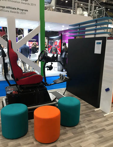 Canis Motion Simulator Racing Rig (inc logitech G29 + logitech surround sound)