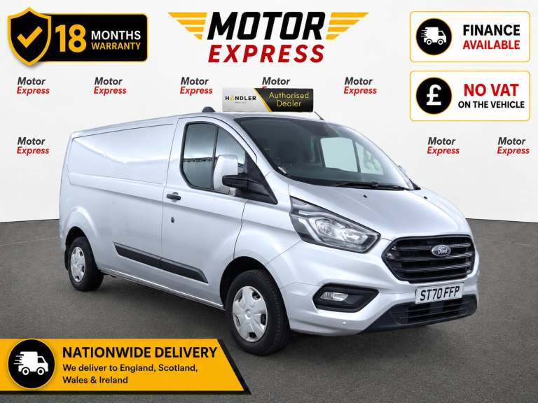 2020 Ford Transit Custom 2.0 EcoBlue 130ps Low Roof Trend Van PANEL VAN Diesel Manual