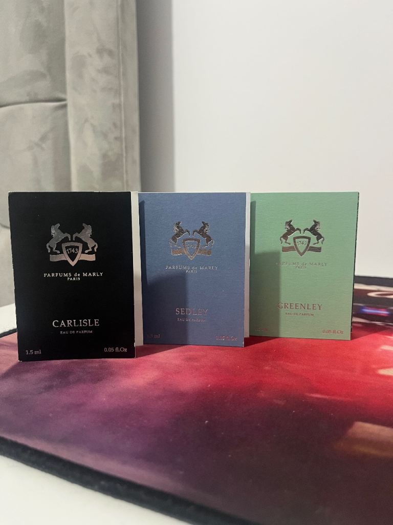 Parfums De Marly Paris Samples 3x1.5ml
