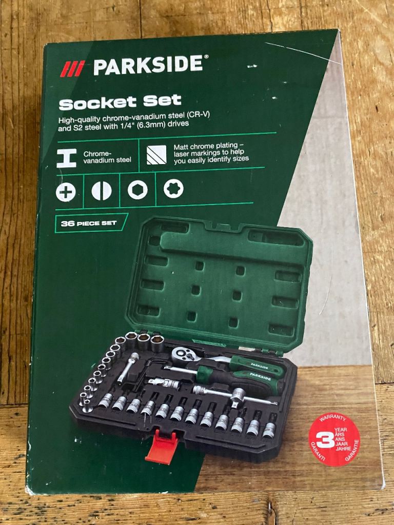 Parkside 36 piece Socket Set