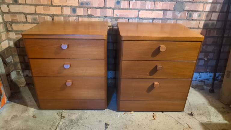 Solid wood bedside cabinets 