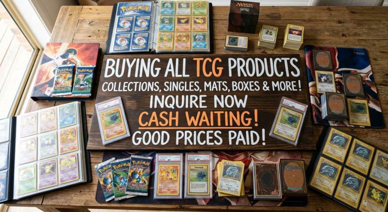 Buy All TCG Cards and Collections (Pokemon/Lorcana/One Piece/Yu-Vi-Ho etc)