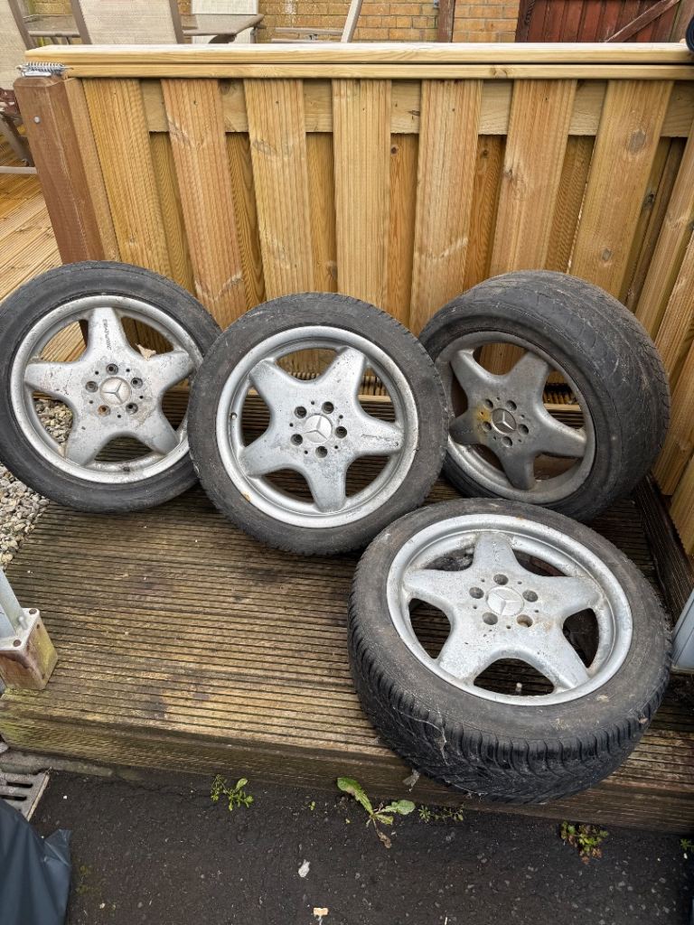 £50 a wheel ! AMG genuine 17” staggered 