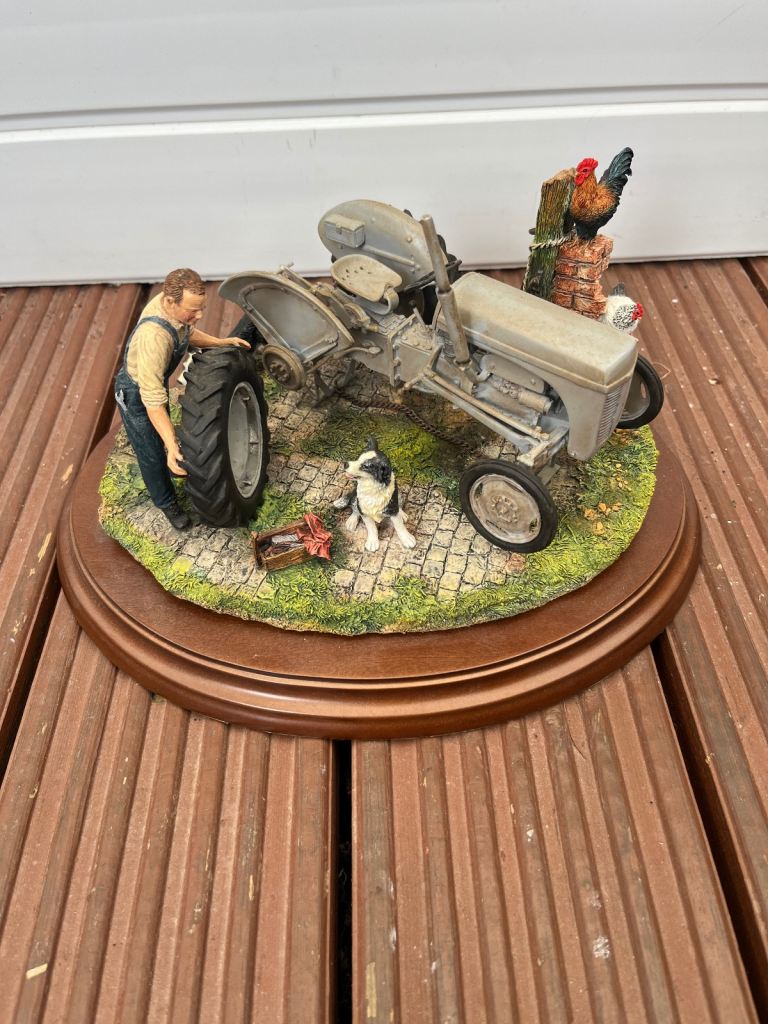 Farm tractor ornament