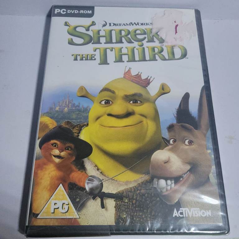 Shrek The Third (PC DVD ROM ) Nes Sealed b2