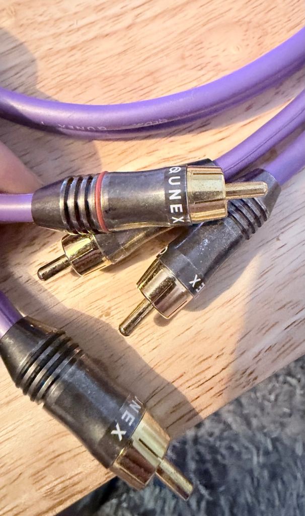 SUNEX RCA Audio Cable - Purple, Good Condition