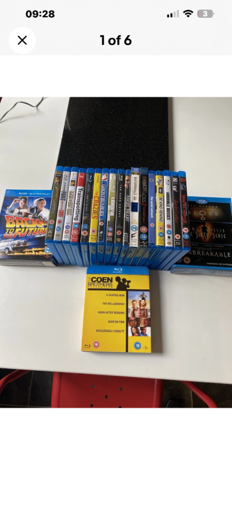 Blu-ray Movie Collection - Various Titles, Good Condition