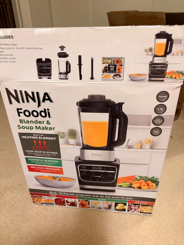 Ninja Foodi Blender & Soup Maker hot and cold HB150UK