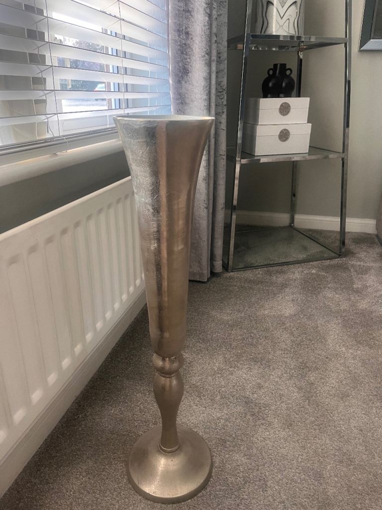 Large silver vase 