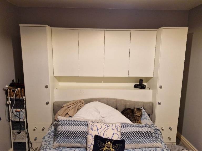 image for Double bed up and over storage 