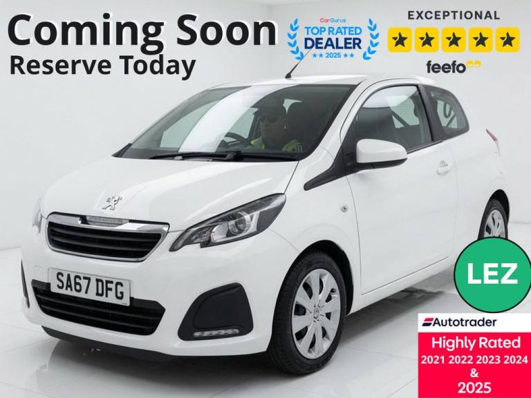 2017 Peugeot 108 1.0 Active Hatchback 3dr Petrol Manual Euro 6 (68 ps) Hatchback Petrol Manual