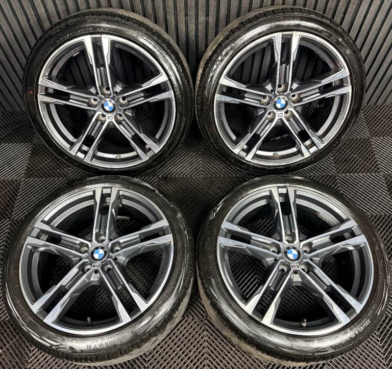 18'' GENUINE BMW 1 SERIES 819 M SPORT F40 F44 ALLOY WHEELS TYRES ALLOYS