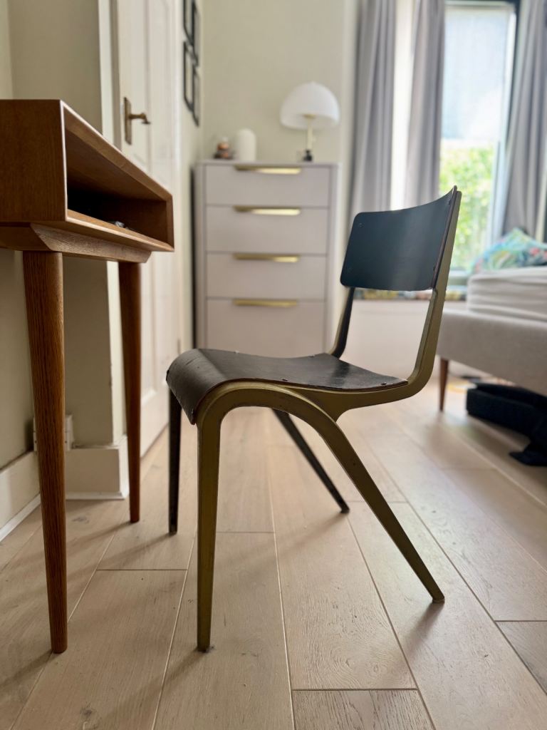2x Esavian Children’s Stacking School Chair by James Leonard, 1950s Height 40cm