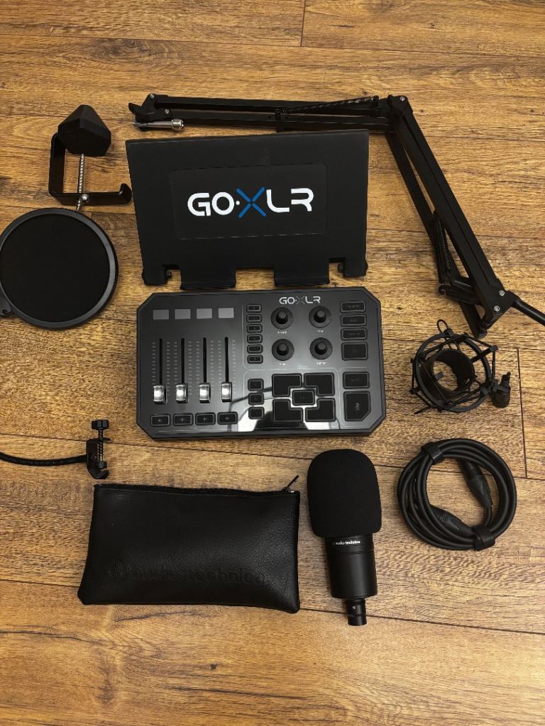 GoXLR + AT2020 Condensor Mic etc