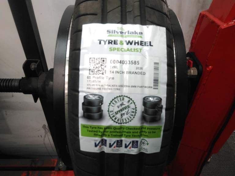 175 65 R14 82t Falken Sincera 6mm Partworn Pressure Tested Tyre