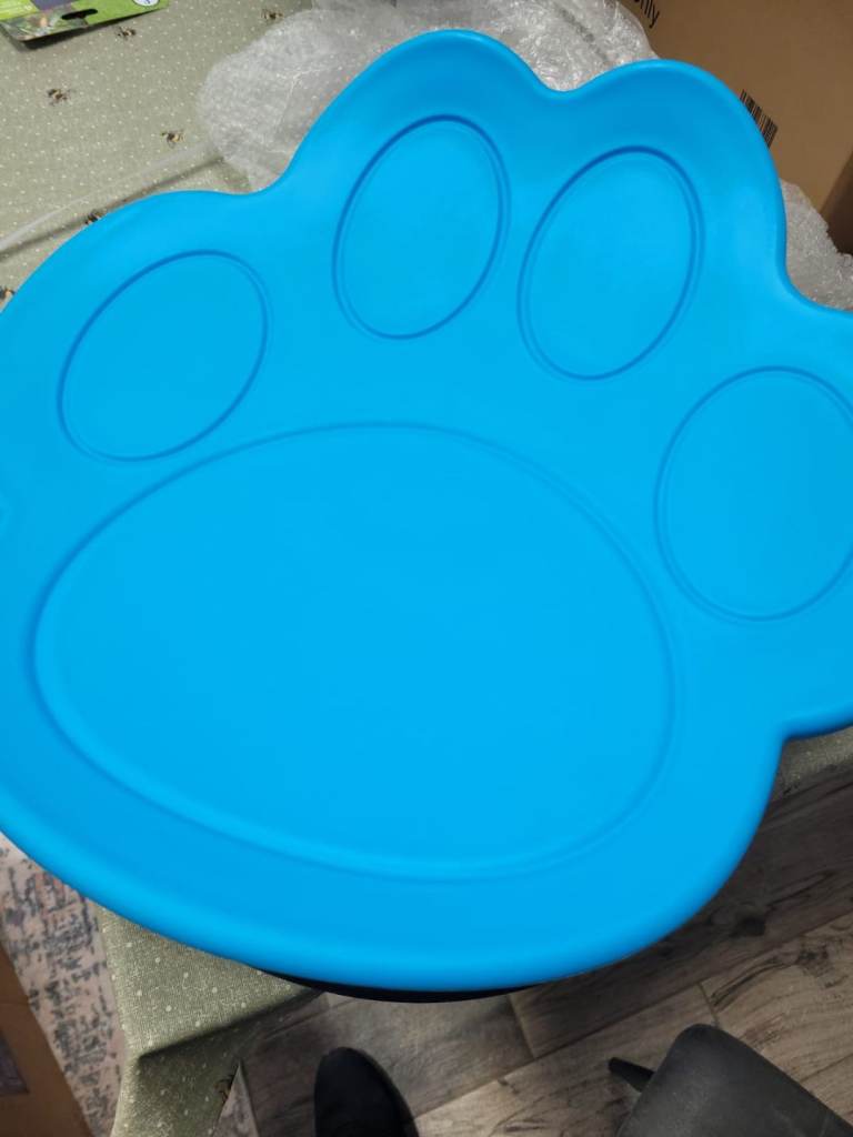 Paw Print Balance Board / Wobble Board - Blue