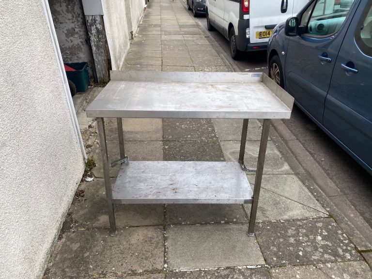 stainless steel catering table