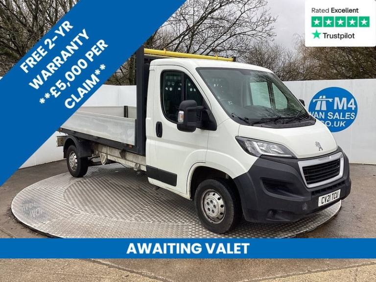 2021 Peugeot Boxer BlueHDi 335 LWB Dropside A/C Euro 6 L=12ft 1 Dropside Diesel Manual