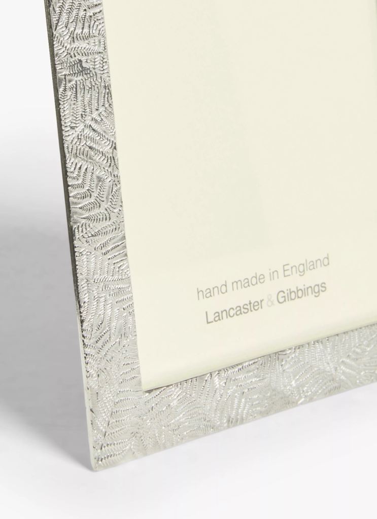 Lancaster and Gibbings Fern Leaf Pewter Photo( price dropped)