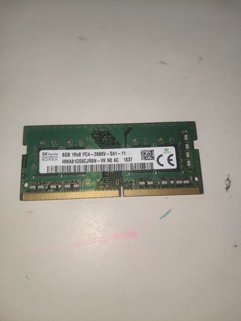 8GB SK hynix DDR4 2666MHz Laptop  RAM - HMA81GS6CJR8N-VK