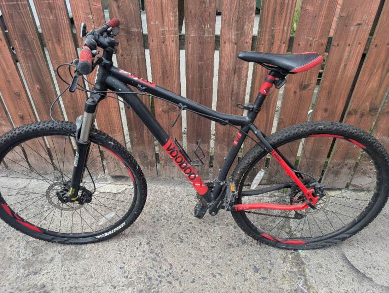 Voodoo Mountain Bike – Black and Red, Good Condition