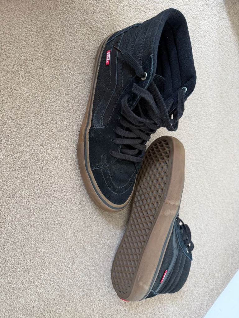 Vans Sk8-Hi Pro Black Gum UK Size 8