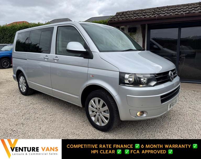 VOLKSWAGEN CARAVELLE 2.0 BiTDI Executive Wheelchair Access WAV Monterey Silver A