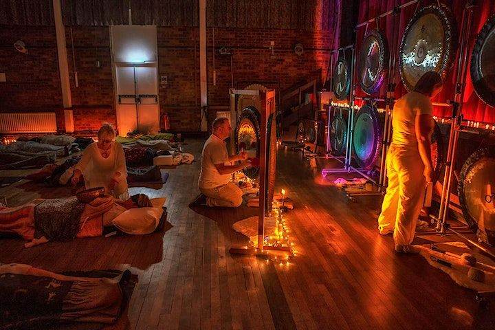 A Very Special Gong Bath in Merrow Village Hall on 5 April