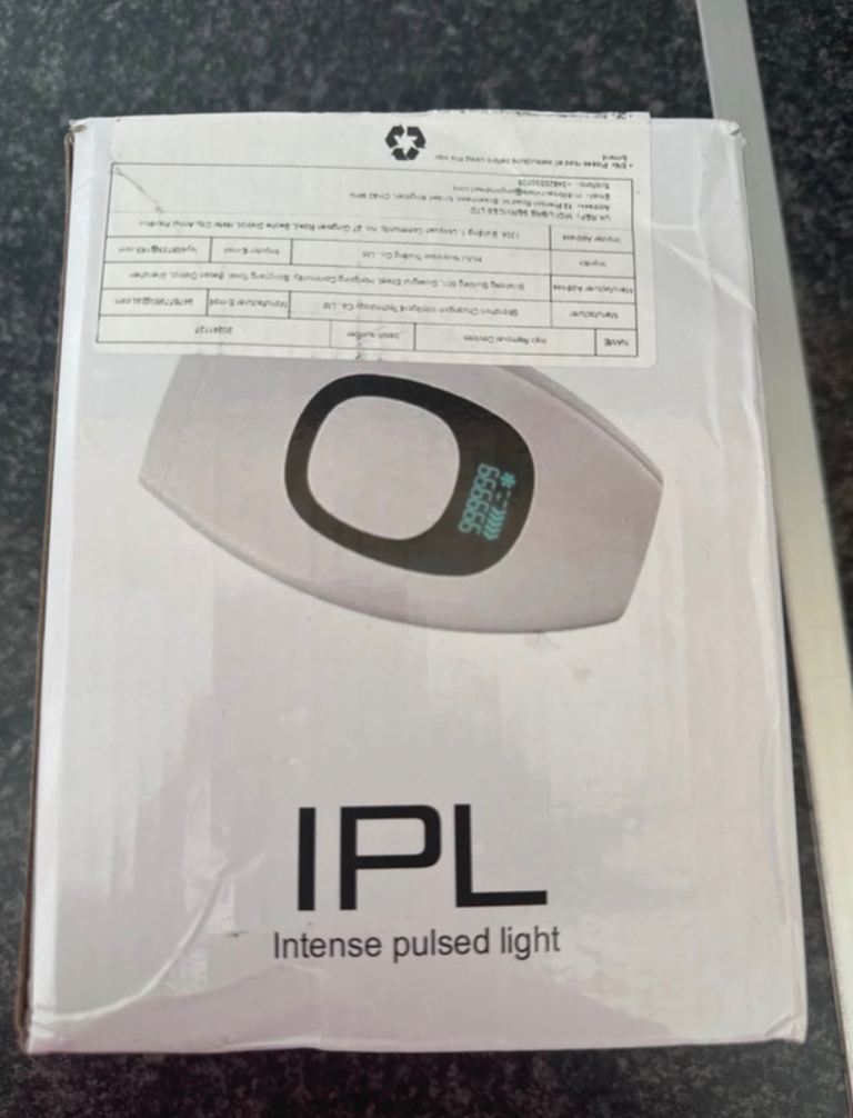 IPL Hair Removal Handset – Pink, As Good As New