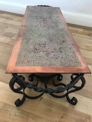 Morrocan copper metal food warmer antique